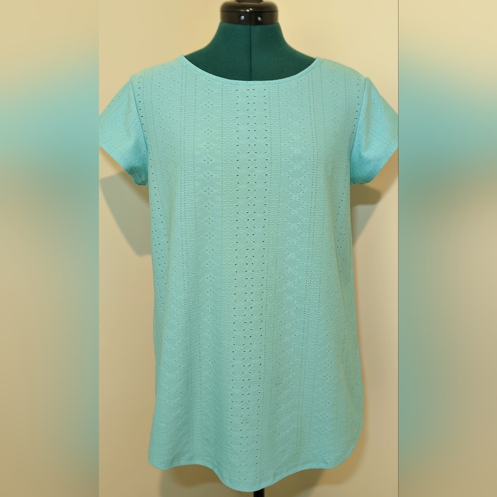 Weatherproof Vintage Sky Blue Blouse